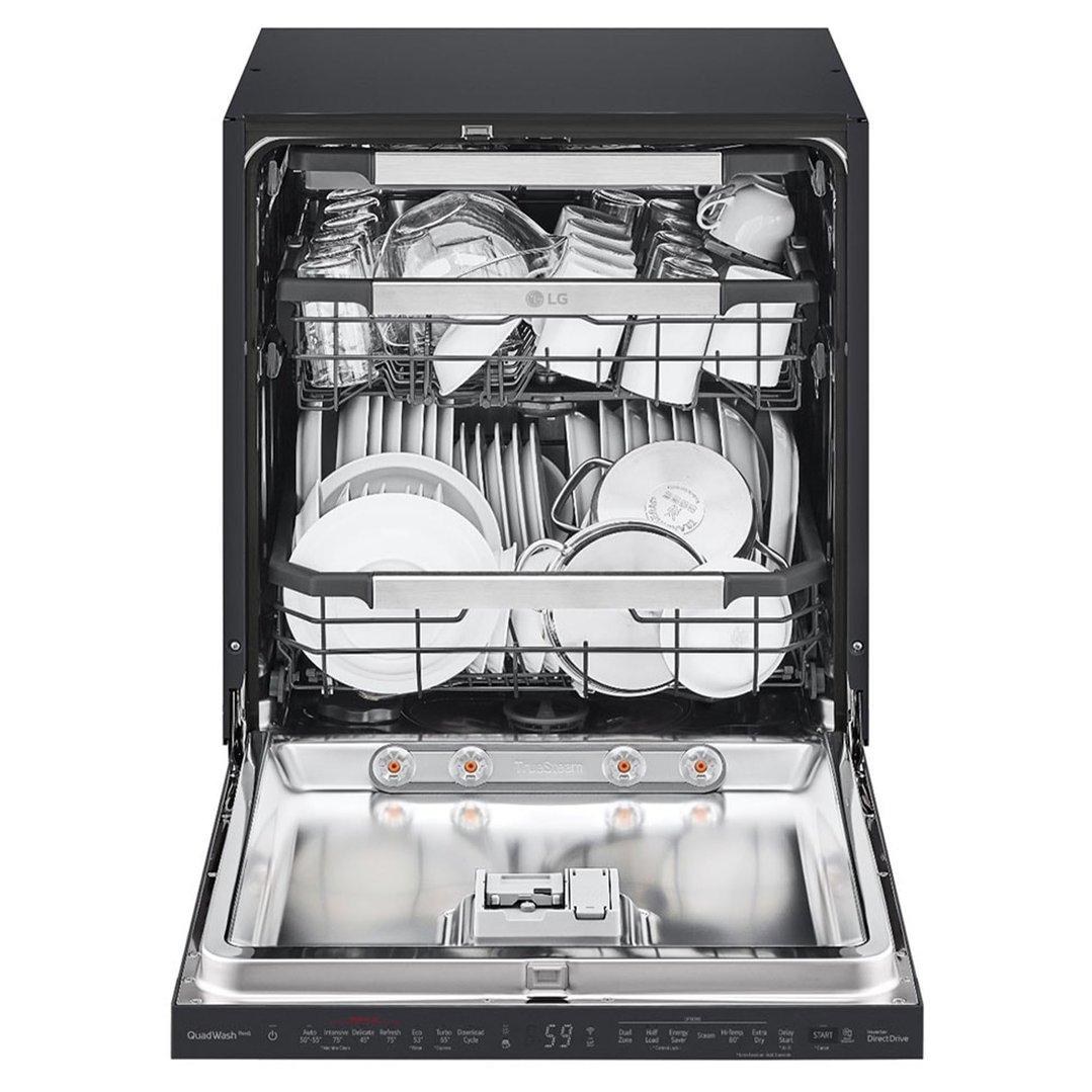 LG 15 Place QuadWash® Built-Under Dishwasher in Matte Black Finish XD3A25UMB