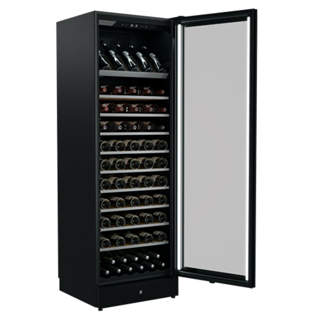 Vintec PREMIUM 126 Bottle Wine Cabinet with Telescopic Shelves - Right Hinge VWM198PBA-R