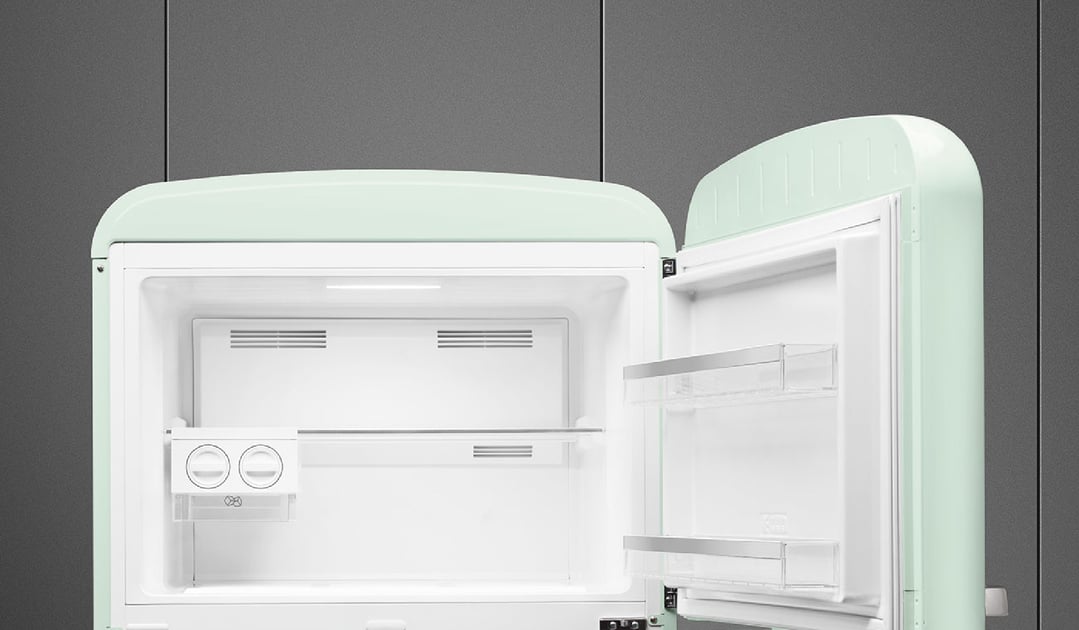 Smeg FAB 50 50’S Style Retro Refrigerator, Right Hand - Pastel Green FAB50RPG5AU