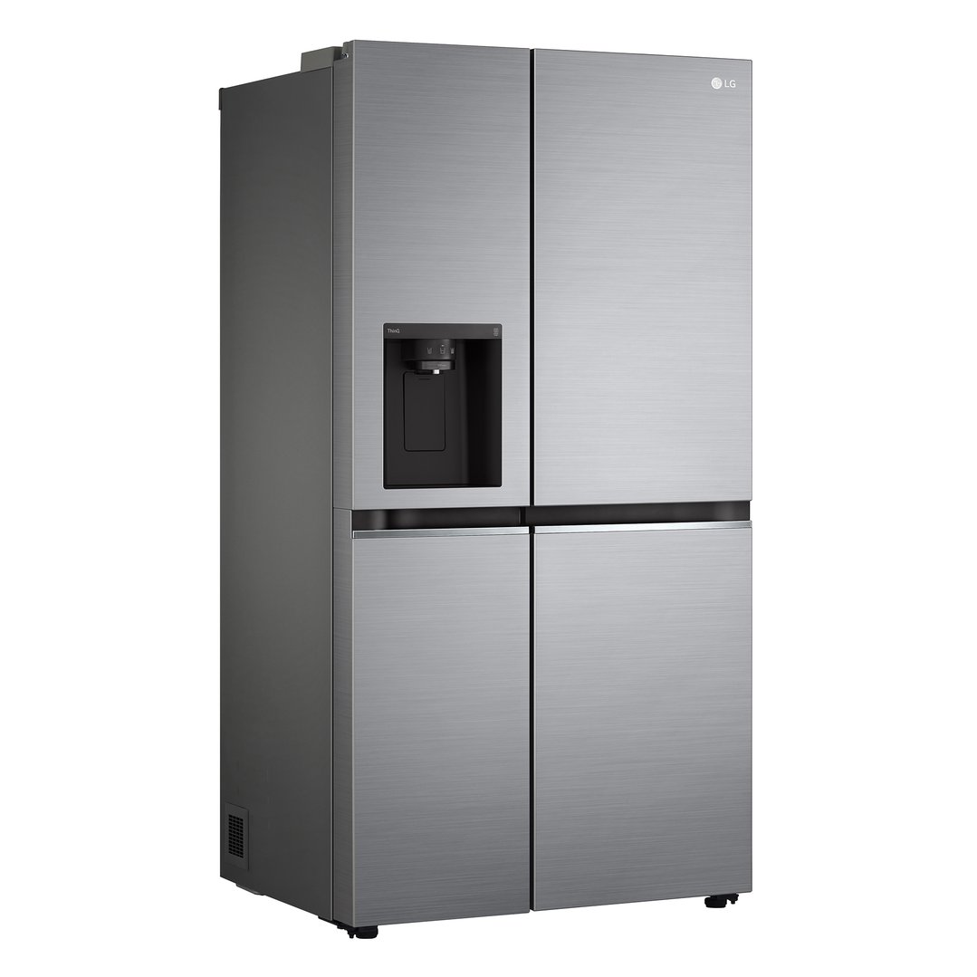 LG 635L Side by Side Fridge Non Plumbed Ice & Water Dispenser GS-N635PL