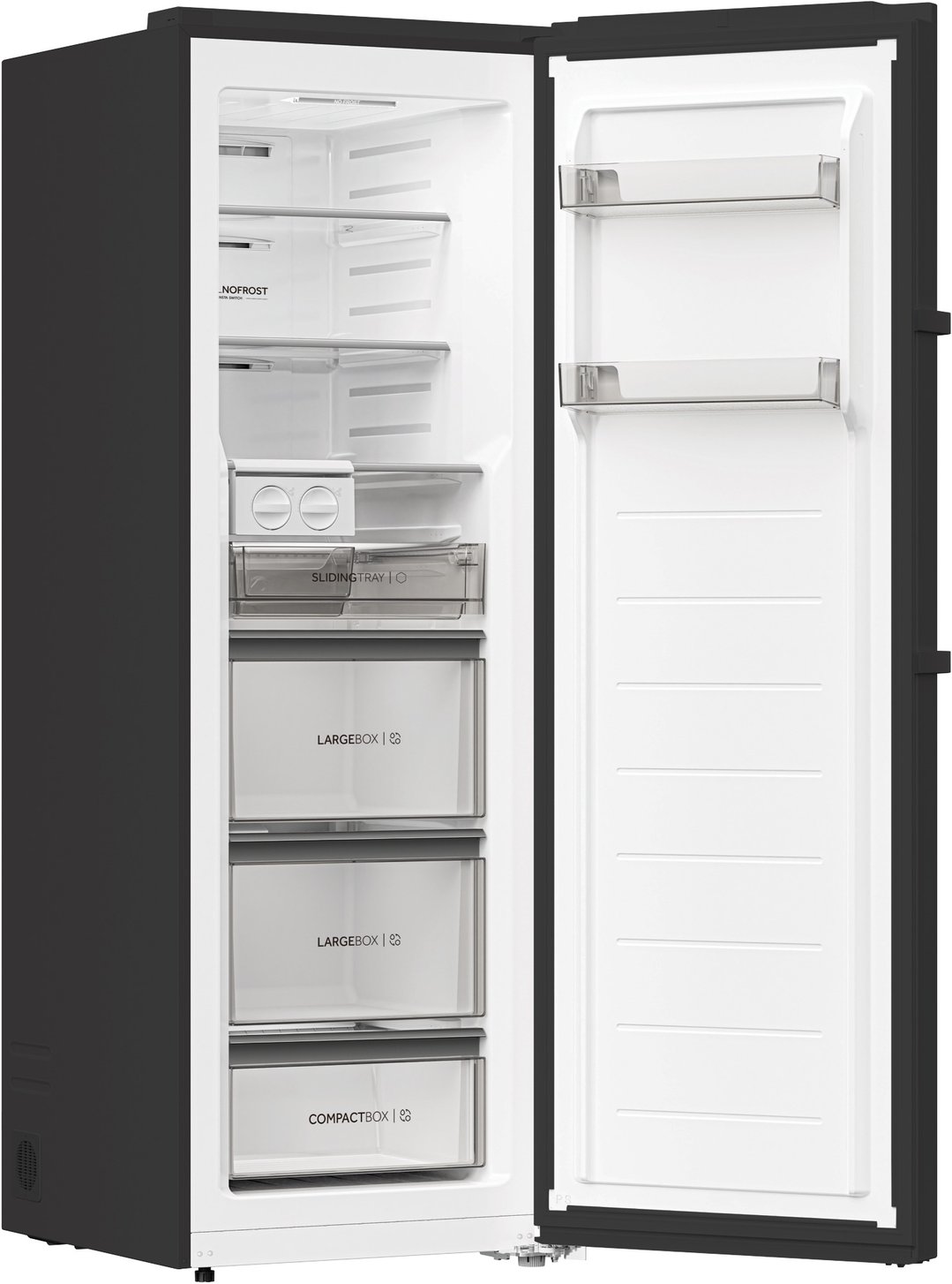 Haier 272L 300 Series Black Vertical Freezer HVF275DC