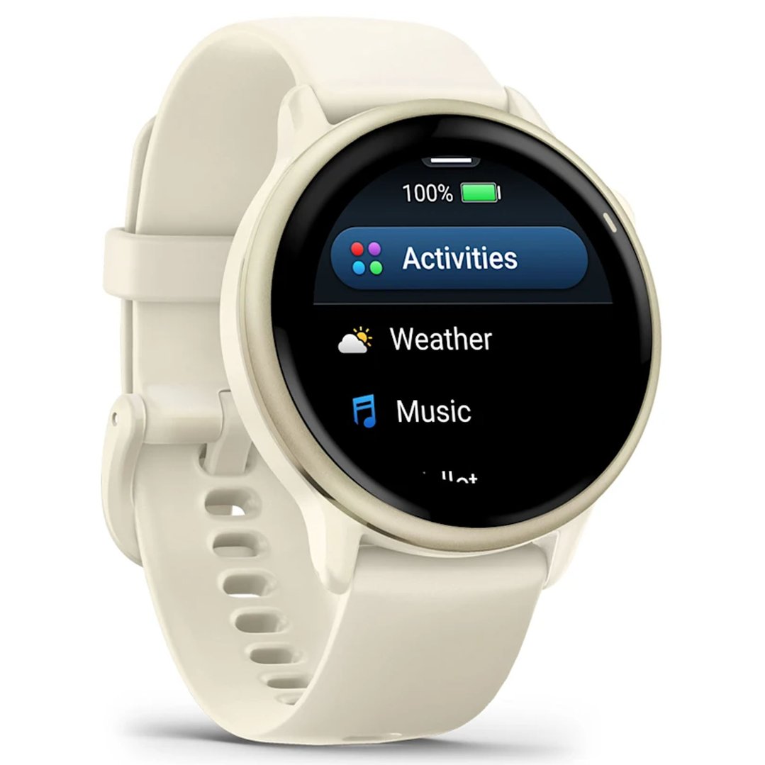 Garmin vívoactive® 6 Lunar Gold with Bone Band 010-02985-01
