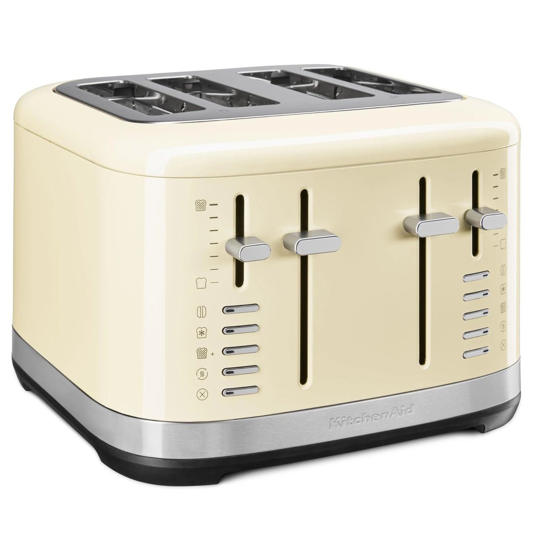 Kitchenaid 4 Slice Toaster Almond Cream 5KMT4109AAC - Bing Lee - Bing Lee
