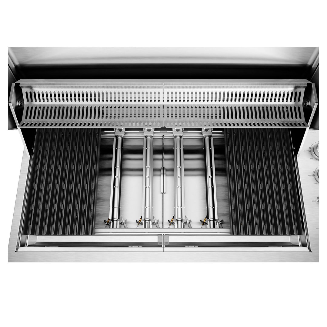 Beefeater 6-Burner Built In Gas BBQ with Hood, 316 Marine Grade Stainless Steel - ProLine Series BSH158SB