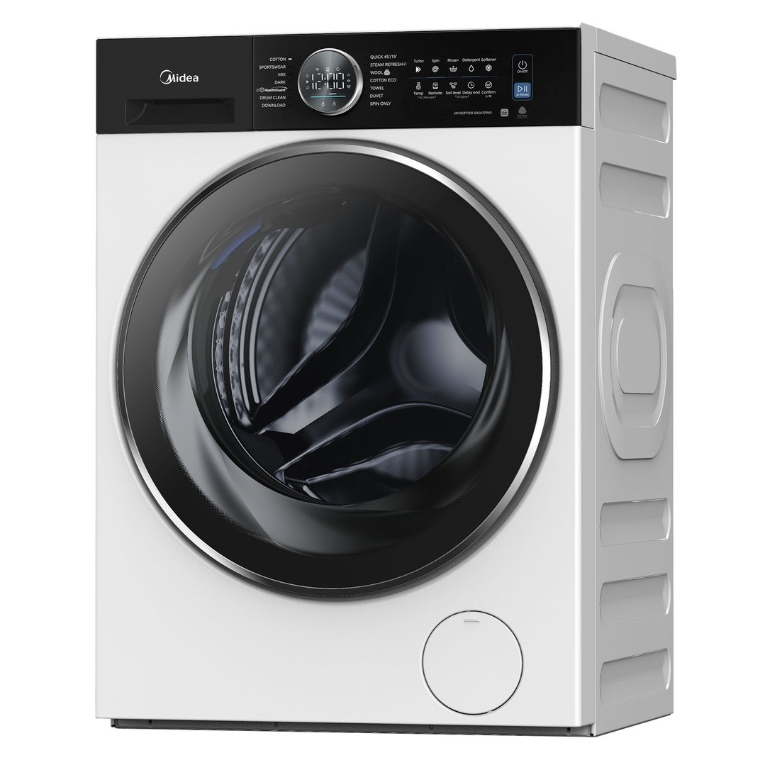 Midea 10kg Front Load Washer - White MF210W100BW
