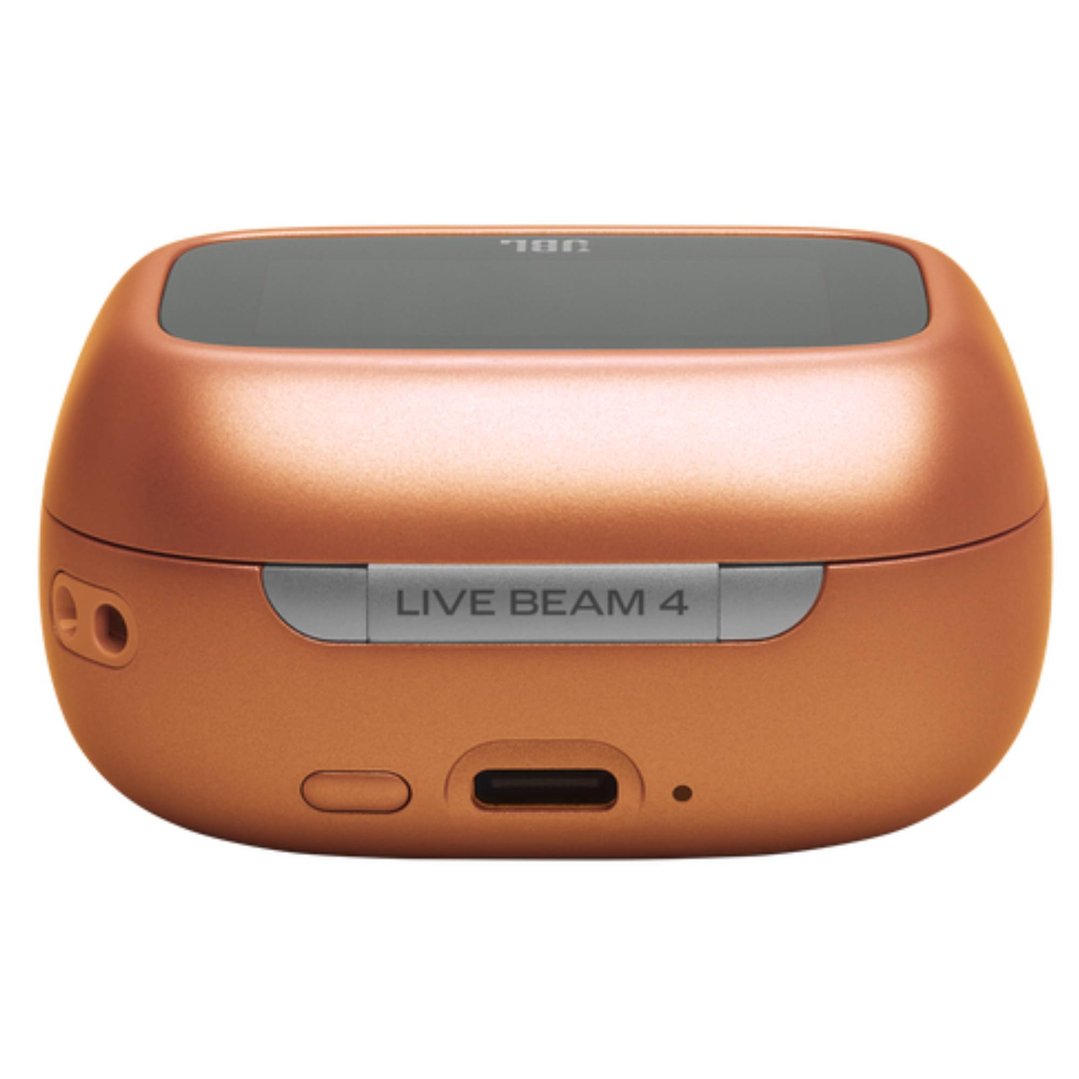 JBL Live Beam 4 True Wireless Noise Cancelling Earbuds - Orange JBLLIVEBEAM4ORG