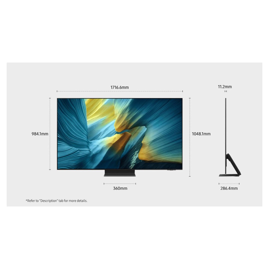 Samsung 77" S95F OLED 4K Smart AI TV 2025 QA77S95FAWXXY