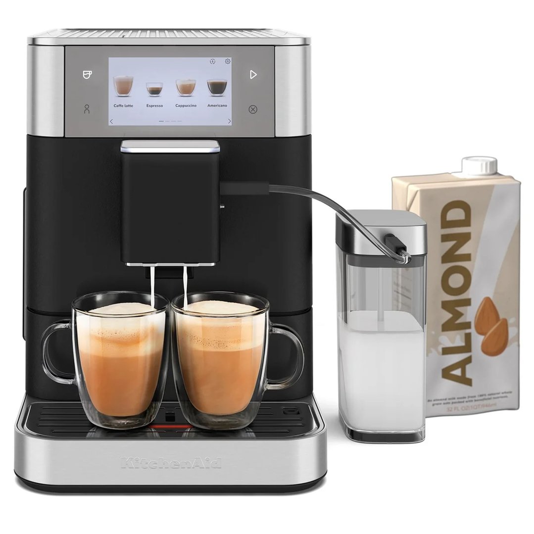 Kitchenaid Fully Automatic Espresso Machine with Milk Container Black 5KES8558ABK