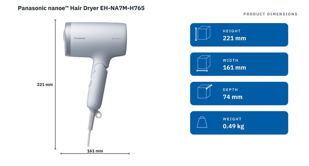 Panasonic nanoe™ Hair Dryer EH-NA7M-H765
