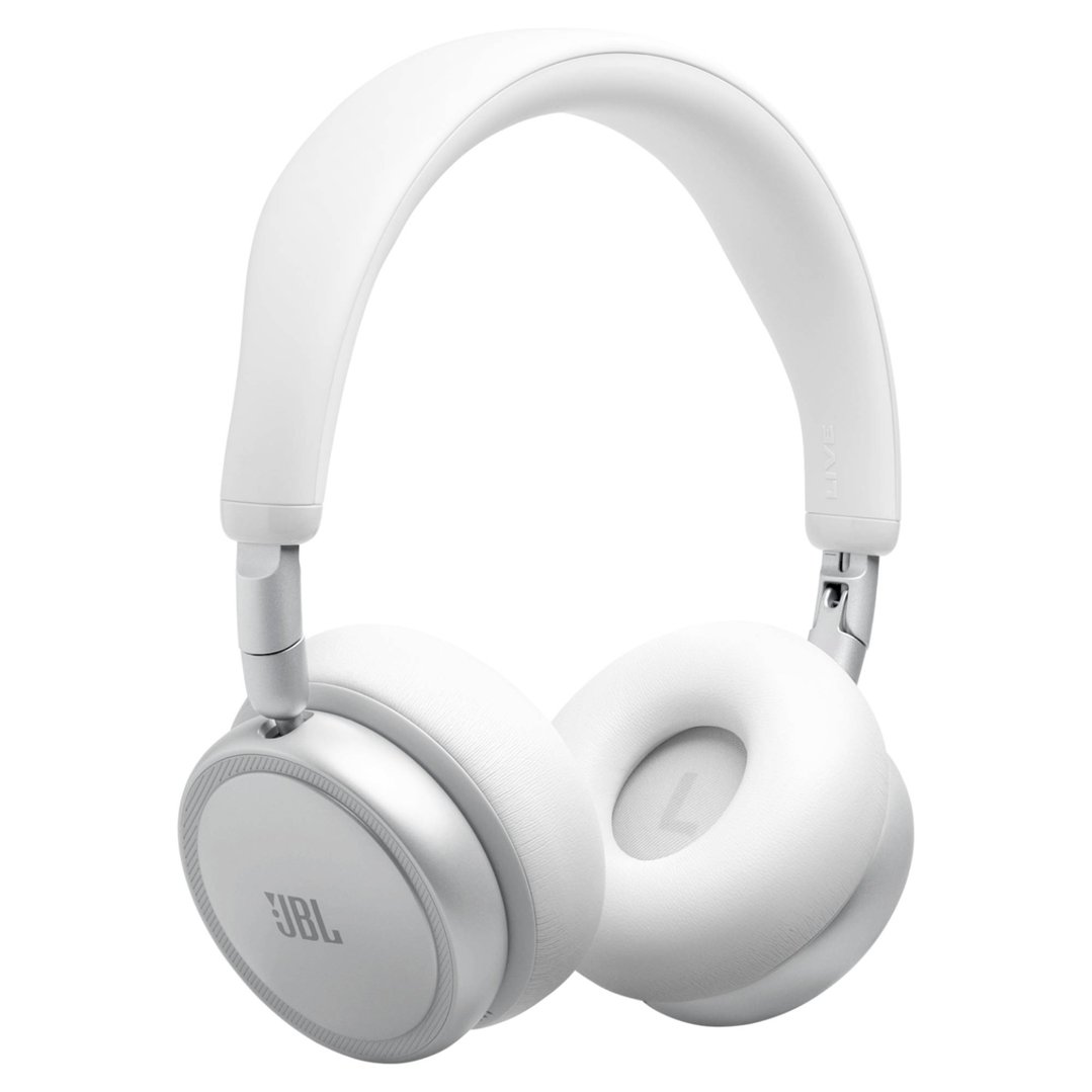 JBL Live 680 On-Ear BT Noise Cancelling Headphones - White JBLLIVE680NCWHT