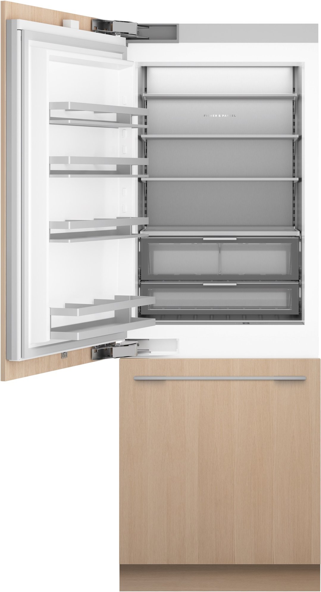 Fisher & Paykel Integrated 76cm Series 11 Fridge Freezer Left Hinged RS7621WLUE1