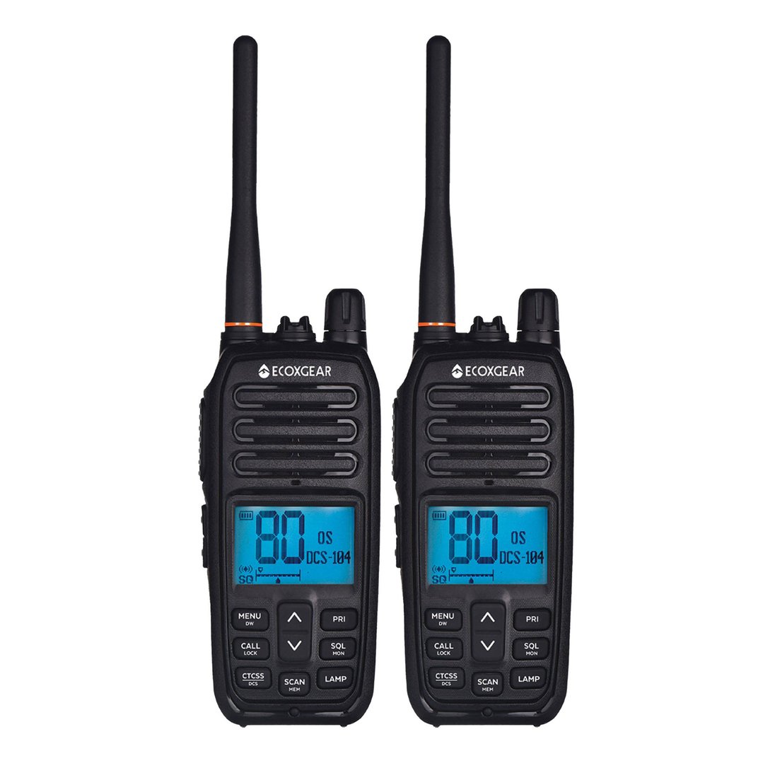 ECOXGEAR TRADIE PACK UHF 5W WALKIE-TALKIES EXG500-2PK
