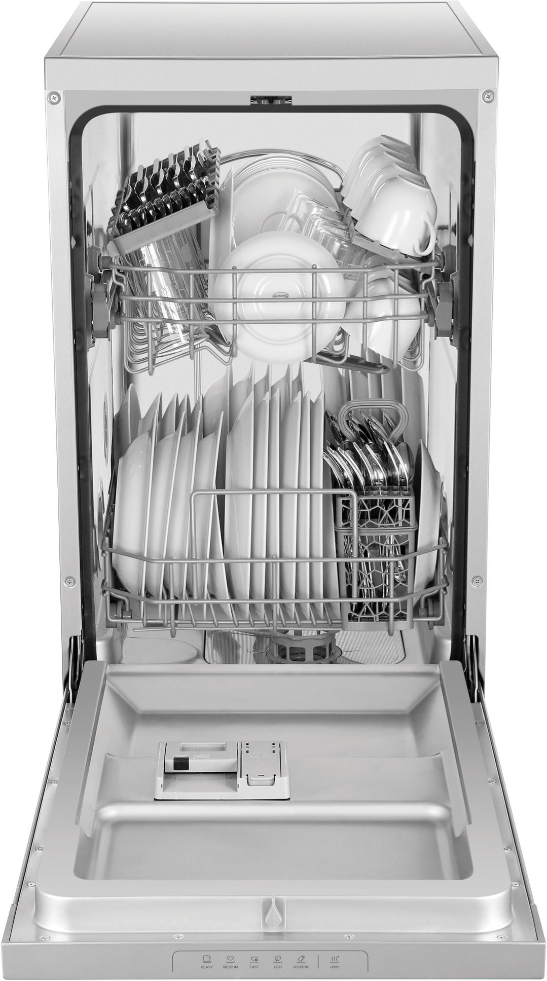 Haier 45cm Compact Freestanding Dishwasher - Silver HDW10F1S1