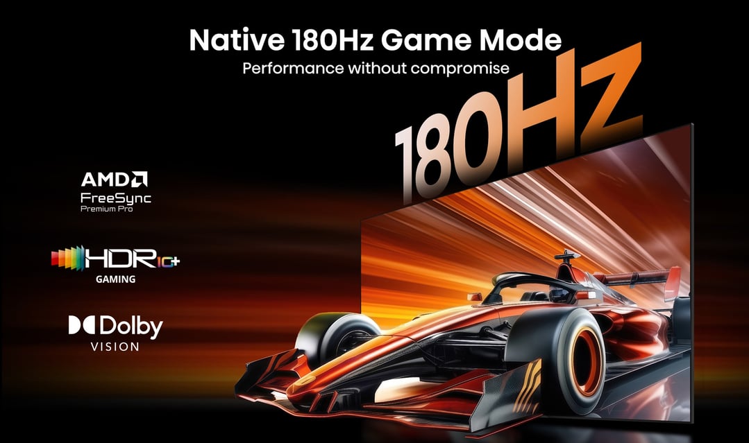 Hisense 85" RGB MiniLED UR9S 180Hz 4K Smart AI TV (2026) 85UR9SAU