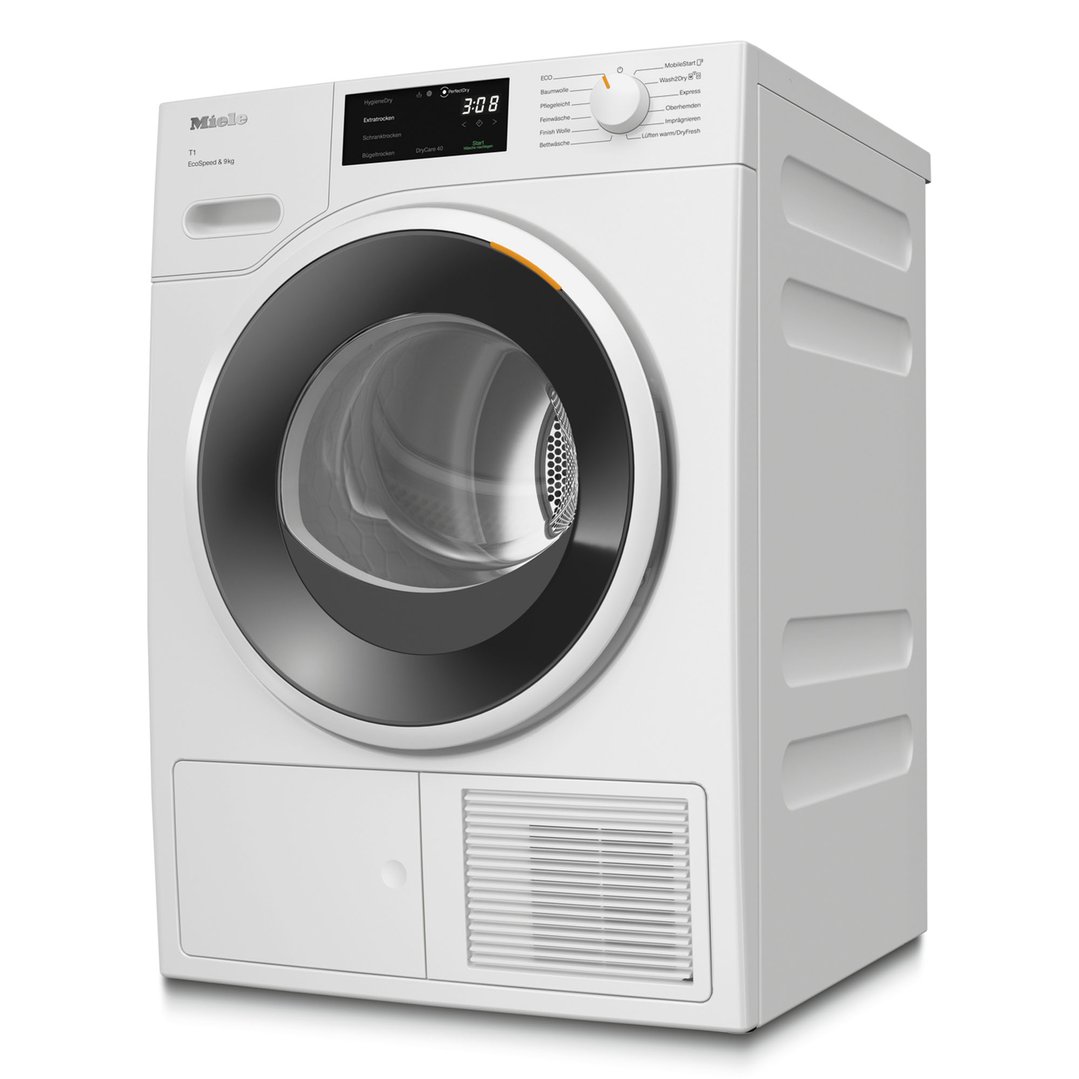 Miele 9kg Heat Pump Dryer with HygieneDry and Wash2Dry Networking Function TWD640WP