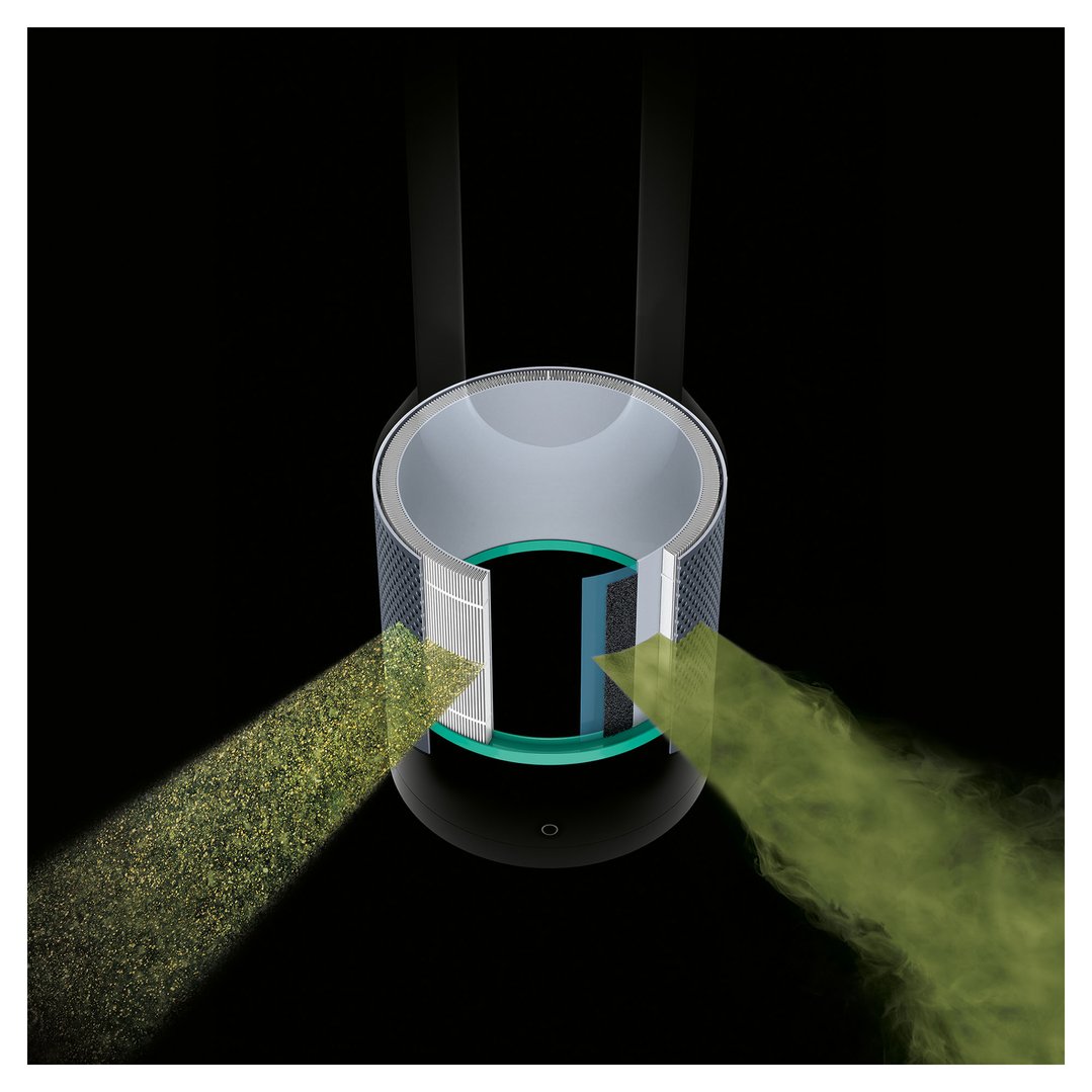 Dyson HP00 Pure Hot+cool™ Purifying Heater + Fan White/Silver 385276-01
