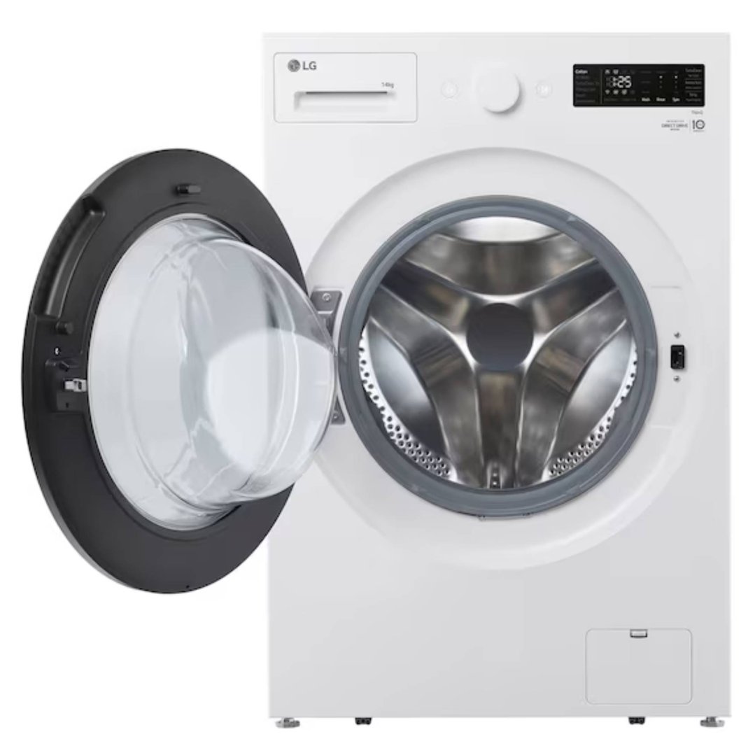 LG 14kg XL Series AI Front Load Washing Machine in Matte White WXLS-1014WX