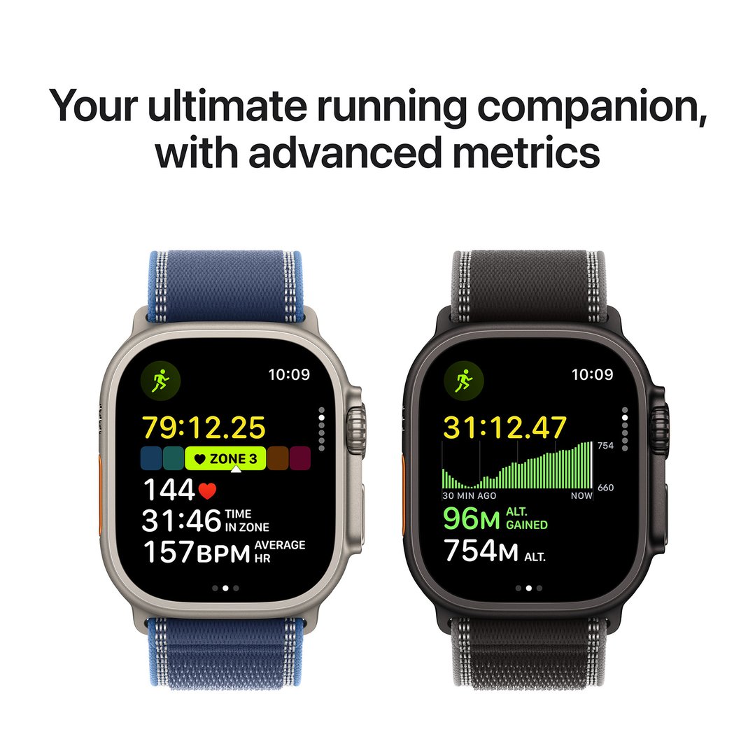 Apple Watch Ultra 3 49mm Black Titanium Case GPS + Cellular Trail Loop (Small/Medium) MF1D4X/A