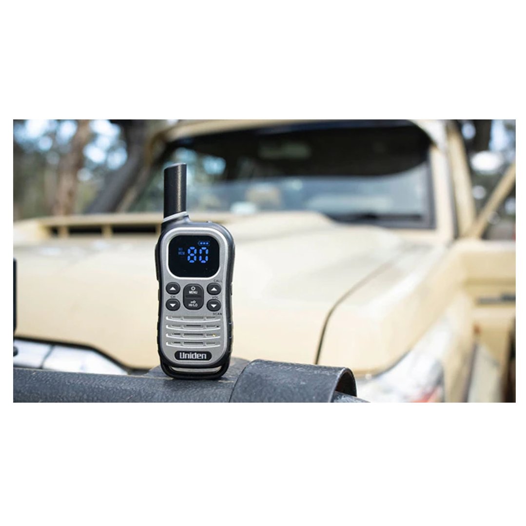 Uniden 1 Watt UHF Radio with Voice Scramble / USB-C Charging UH610-2MAX
