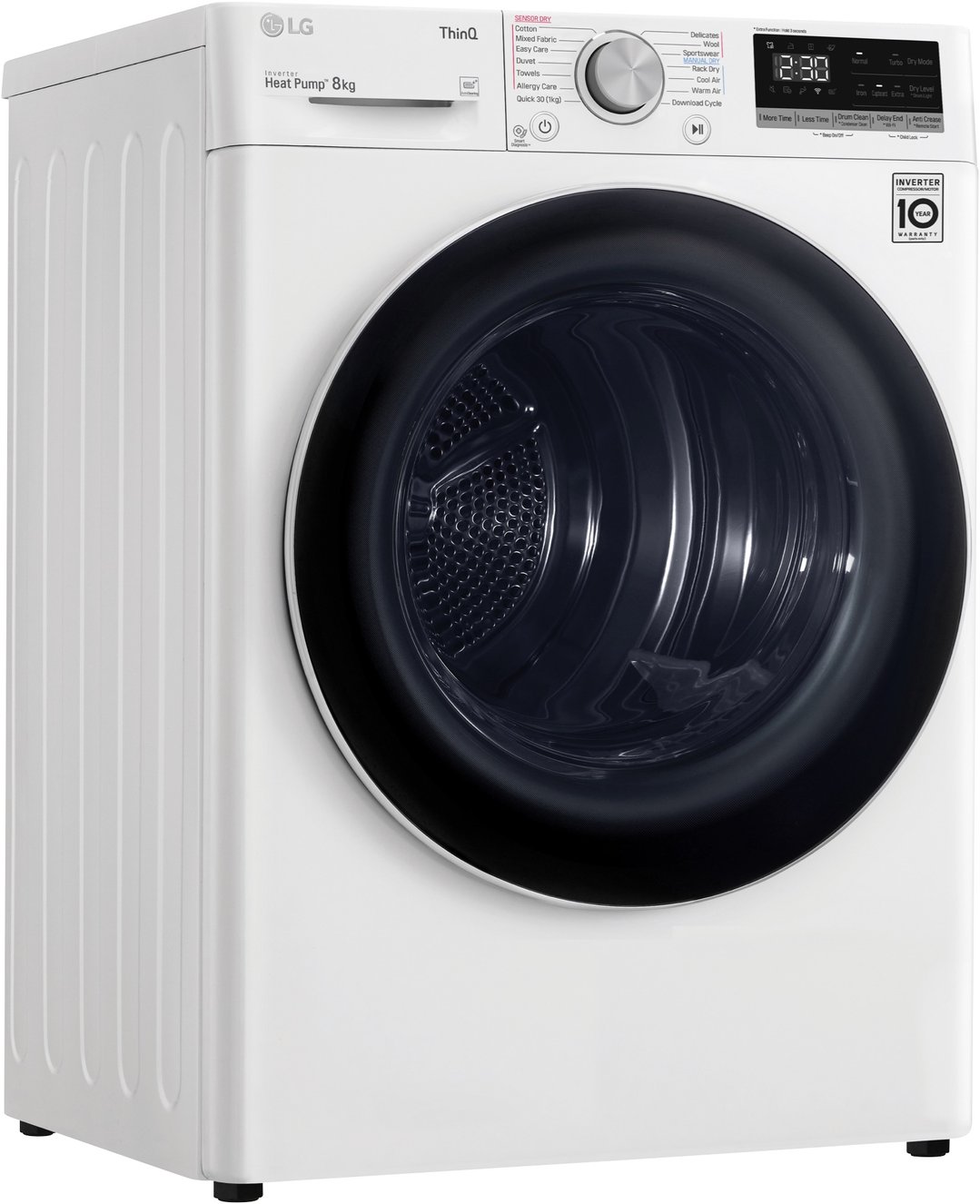 LG 8kg Series 5 Heat Pump Dryer DVH508W