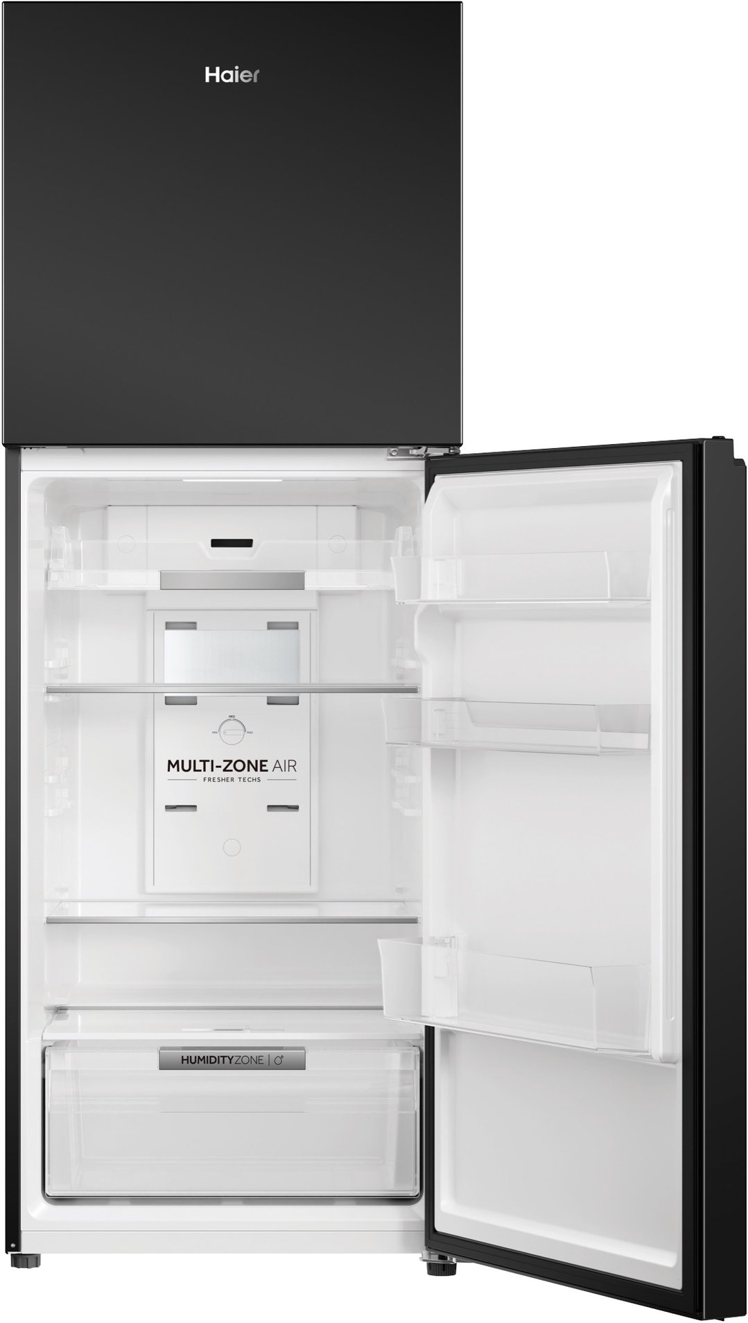 Haier 311L 300 Series Refrigerator Black Top Freezer HRF330TG