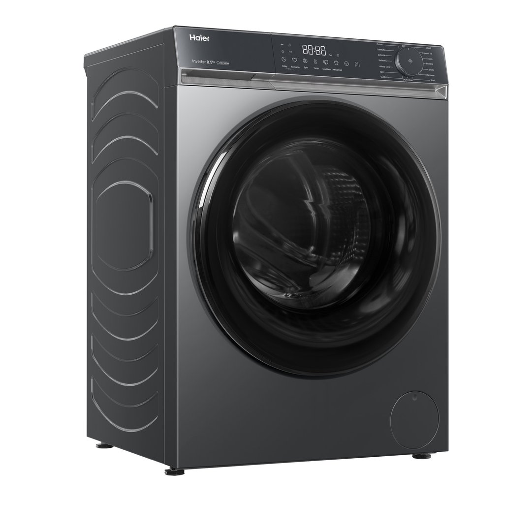 Haier 8.5kg 300 Series Front Load Washing Machine - Black HWF85KB1