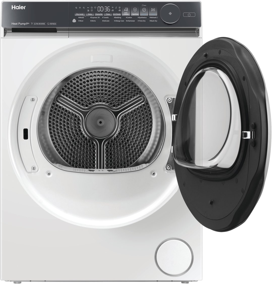 Haier 9kg 500 Series White Heat Pump Dryer HDHP90NW1