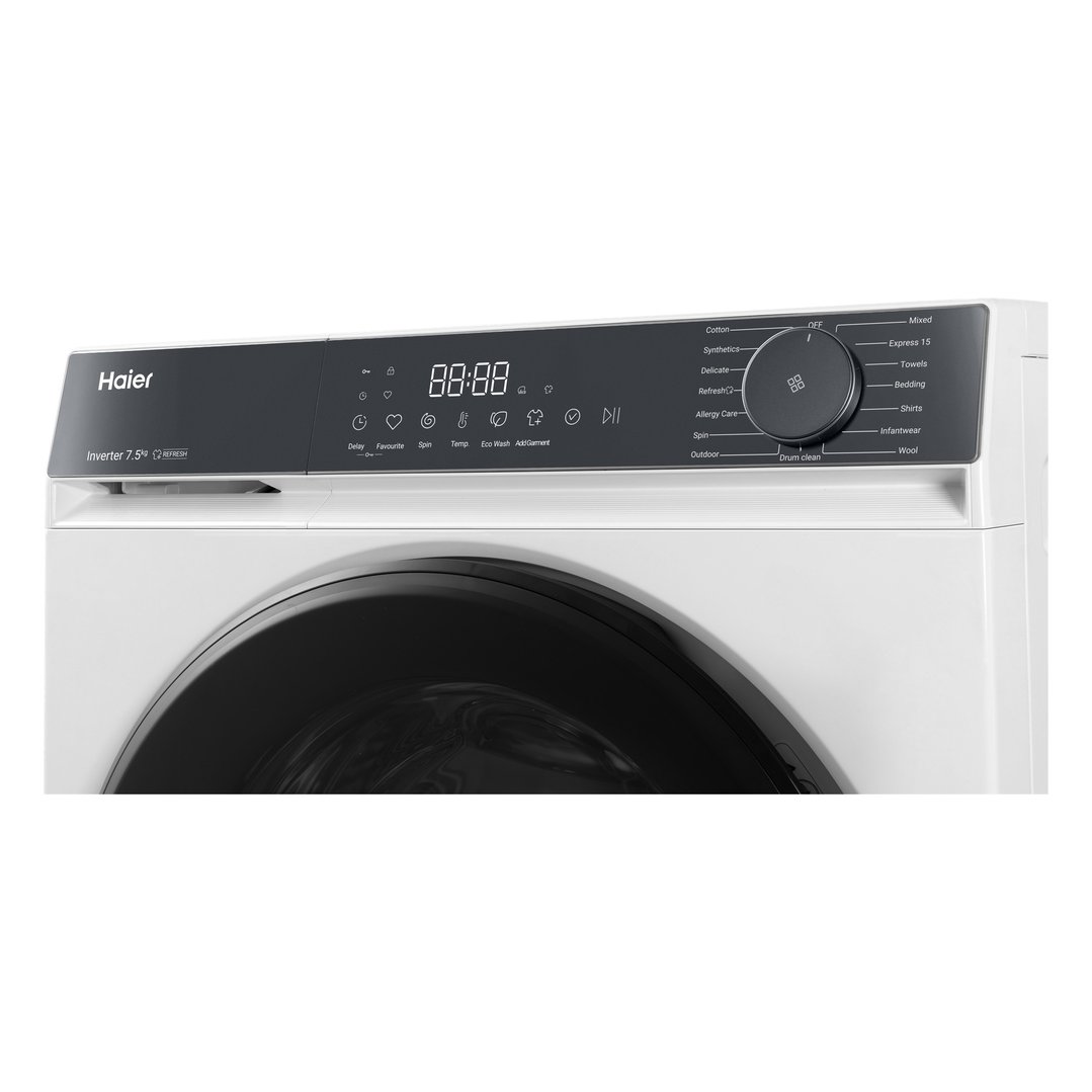 Haier 7.5kg 300 Series Front Load Washing Machine - White HWF75KW1