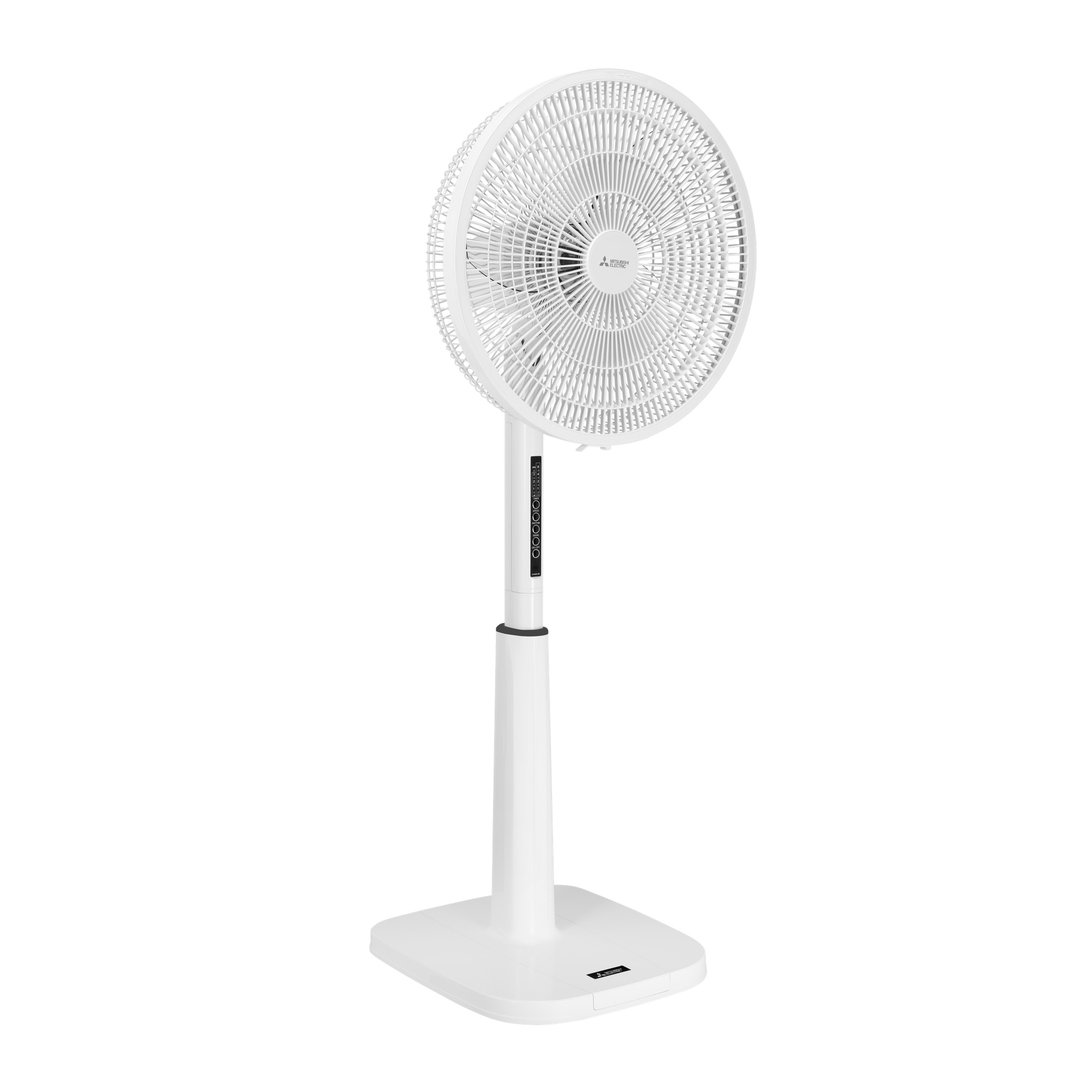 Mitsubishi Electric 40cm Pedestal Fan White LV16AS-RC-PWH