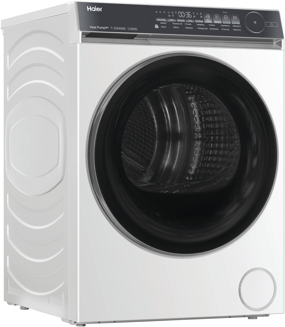 Haier 9kg 500 Series White Heat Pump Dryer HDHP90NW1
