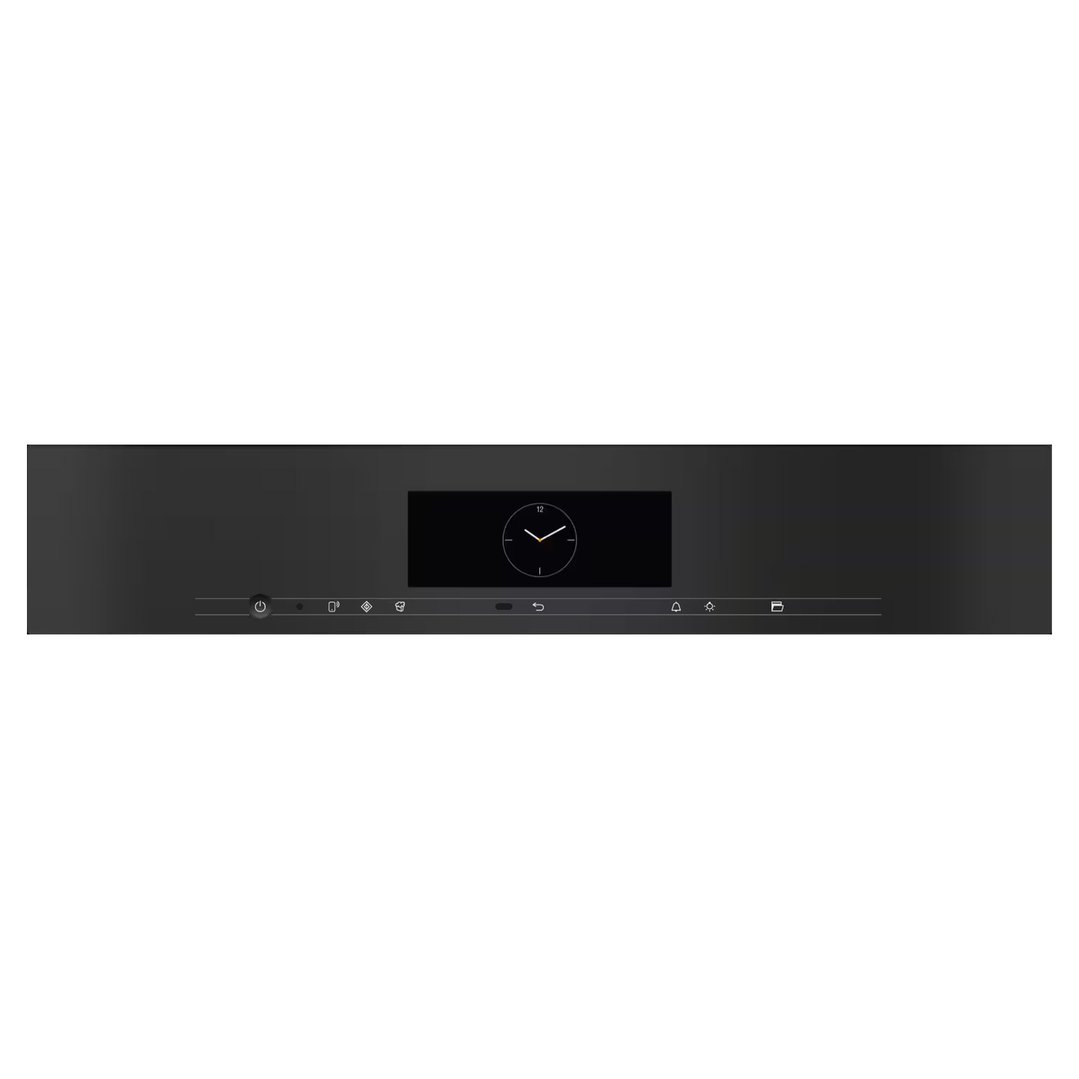 Miele 45cm Handleless 3in1 Speed Oven and Microwave Combination with Crisp Function Matte Black H7840BMXMB