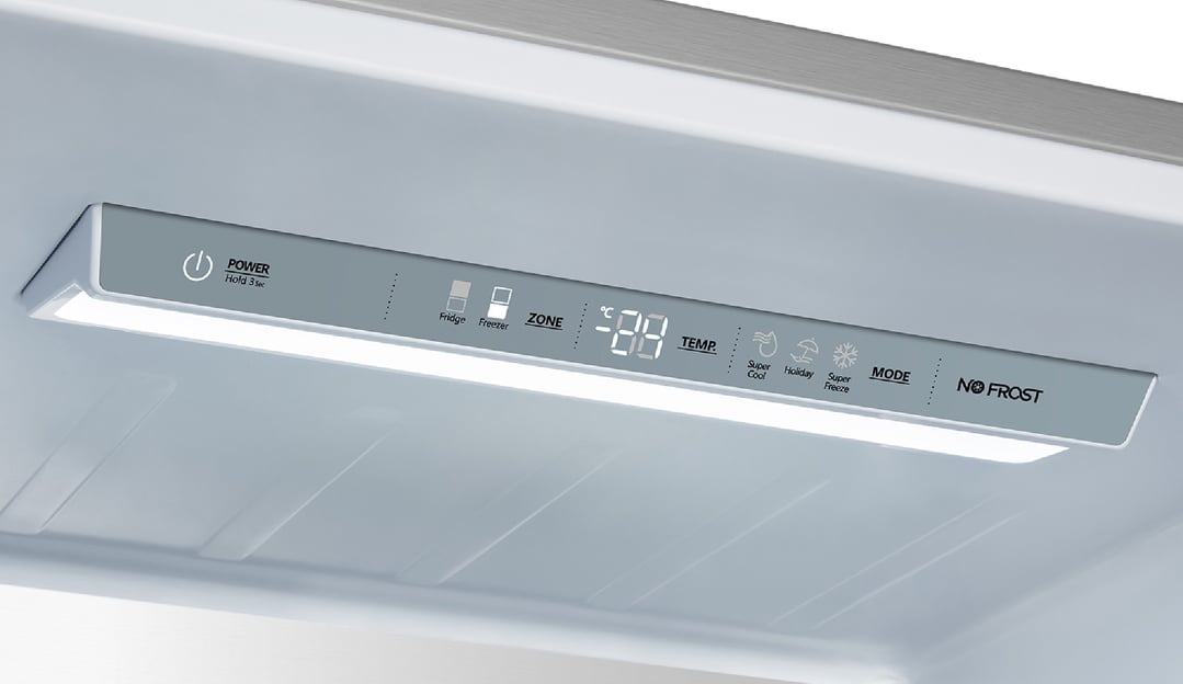 Hisense 415L Bottom Mount Fridge with Water Dispenser - Silver HRBM419SW