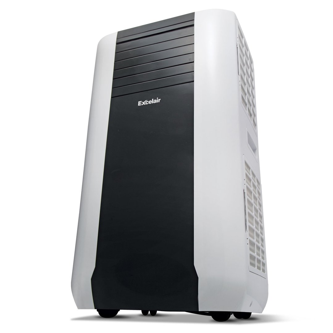 Excelair 4.3KW Portable Air Conditioner Wi-Fi, White/Black EPA58043WB