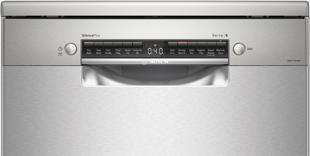 Bosch Serie - 6 60cm Freestanding Dishwasher - Stainless Steel SMS6HCI02A