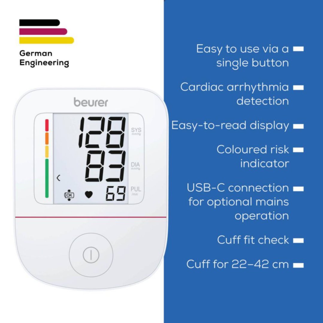 Beurer Upper Arm Blood Pressure Monitor BM23