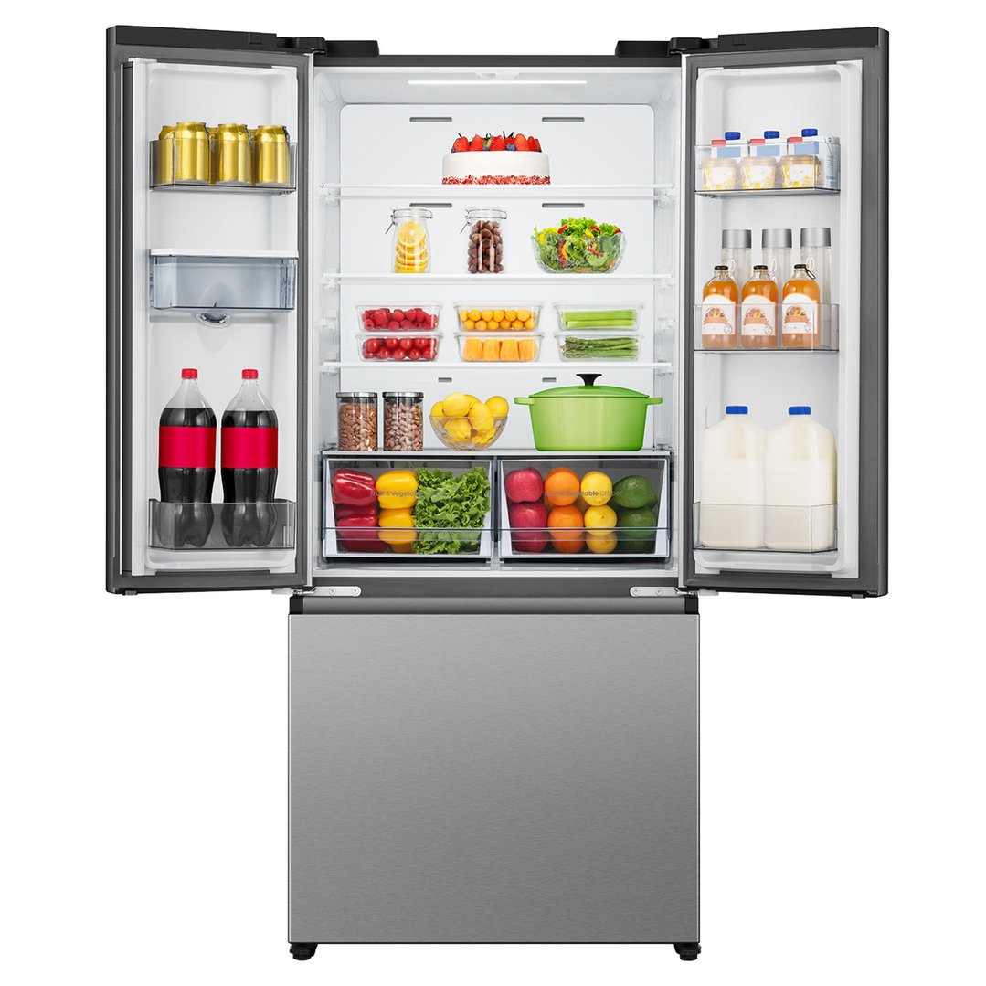 Hisense 544L PureFlex French Door Fridge - Silver HRFD537SW