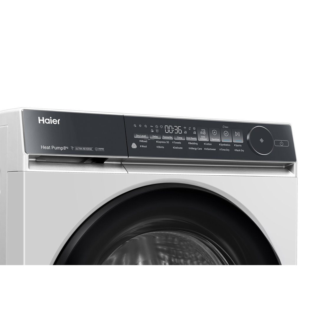 Haier 8kg 500 Series Heat Pump Dryer - White HDHPS80NW1