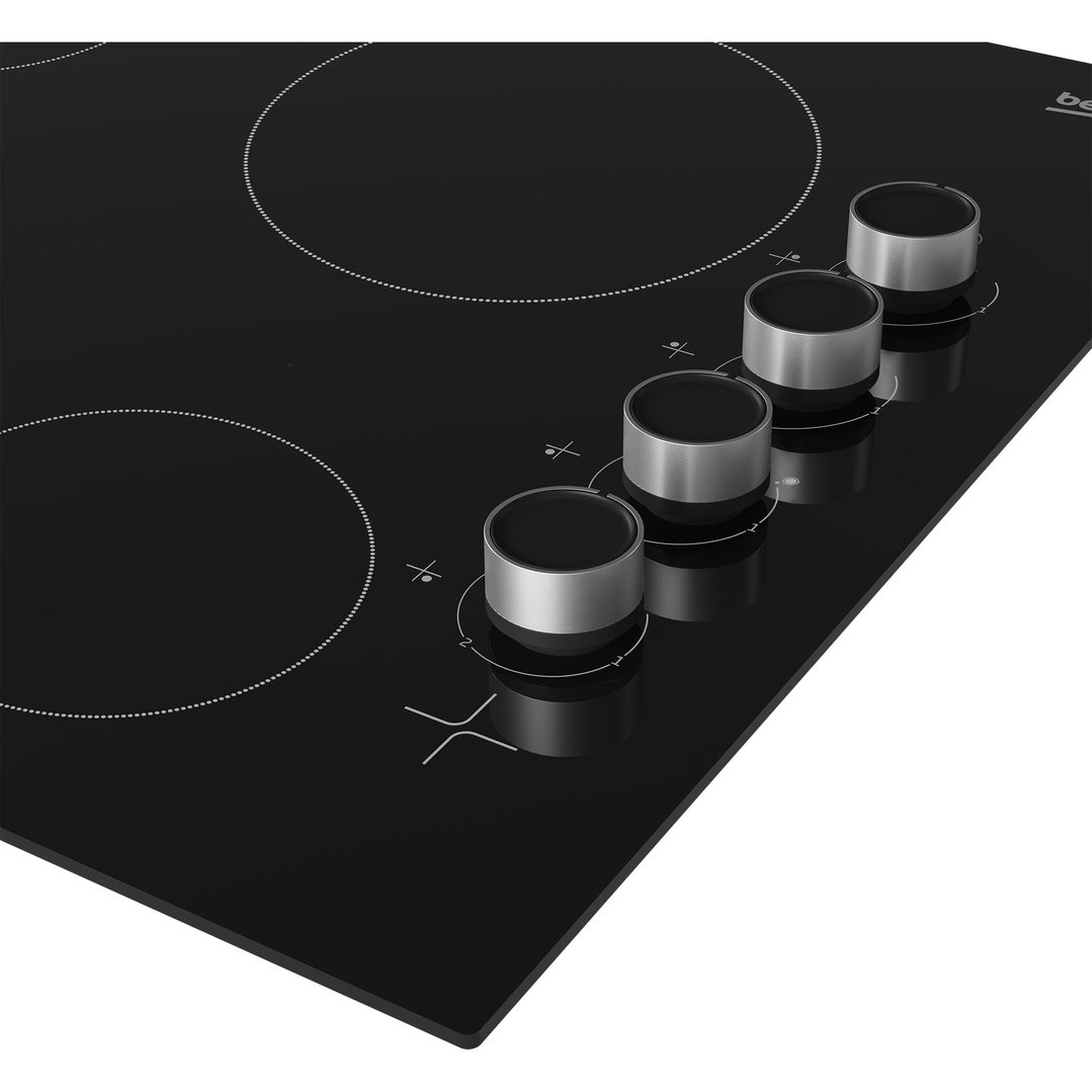 Beko 60cm 4 Zone Vitroceramic Cooktop BCT601CG