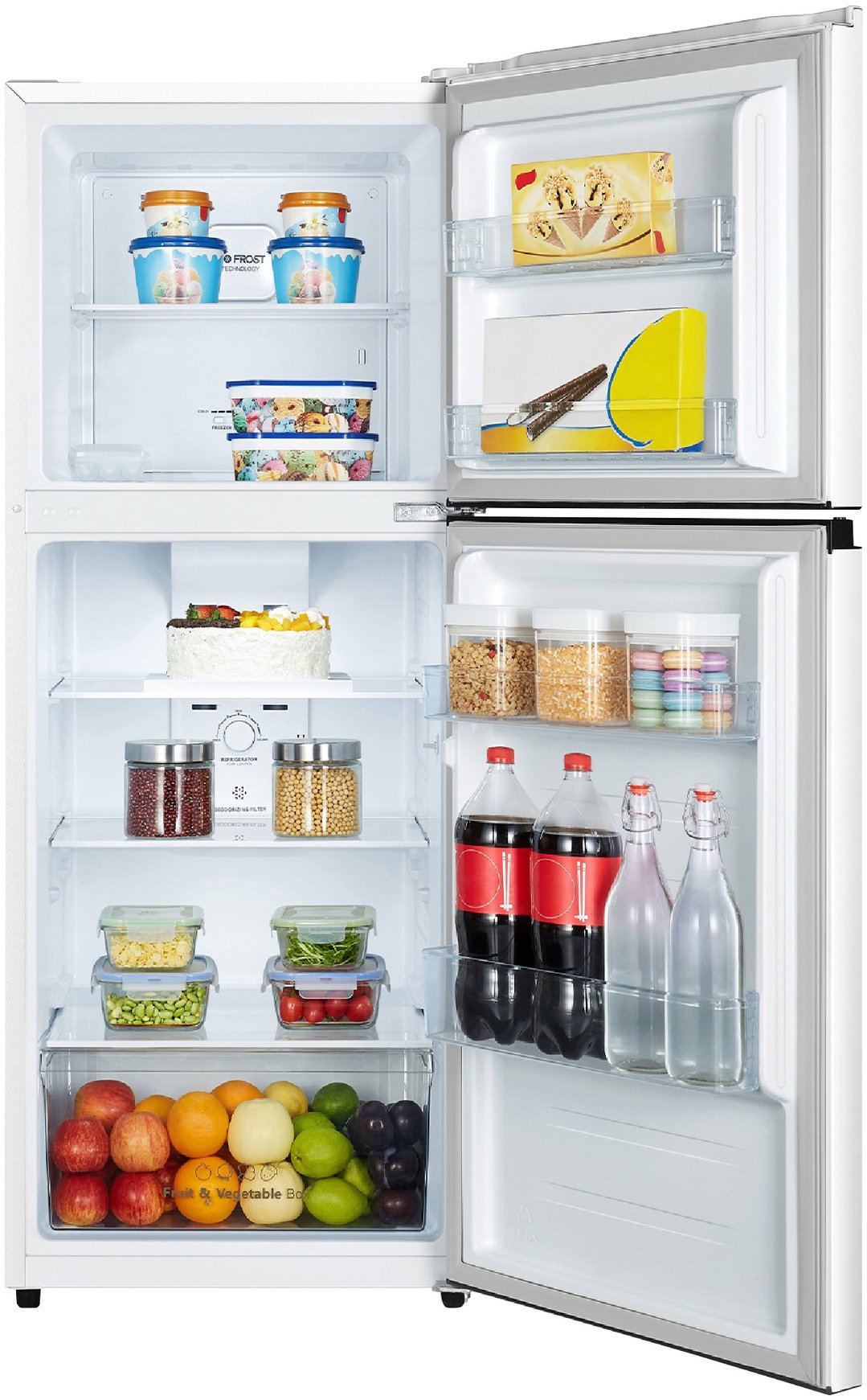 Hisense Top Mount Fridge 205L White HRTF206