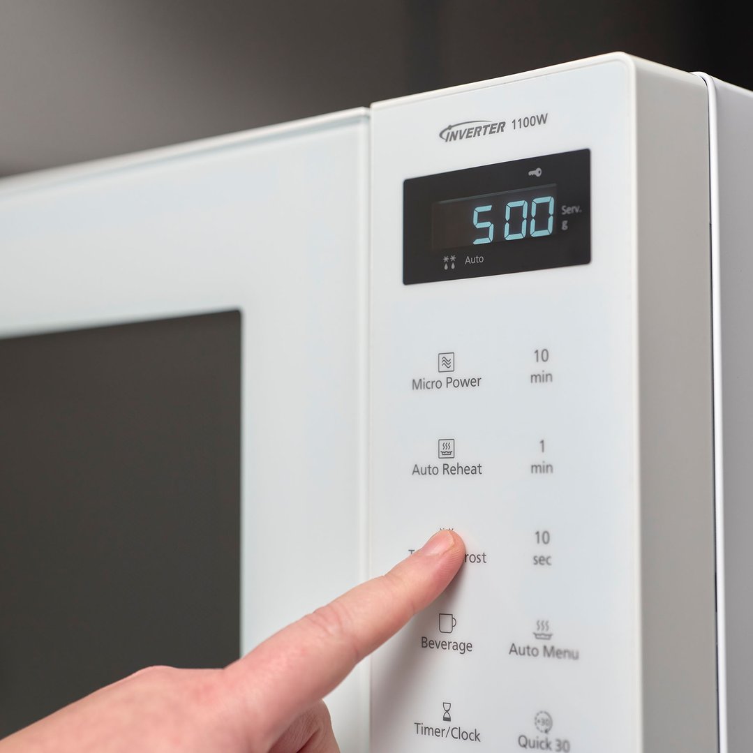 Panasonic 32L 1100W White Inverter Microwave NN-ST64QWQPQ