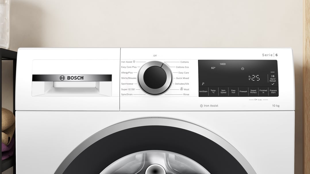 Bosch 10kg Series 6 Front Loader Washing Machine White WGG254Z1AU
