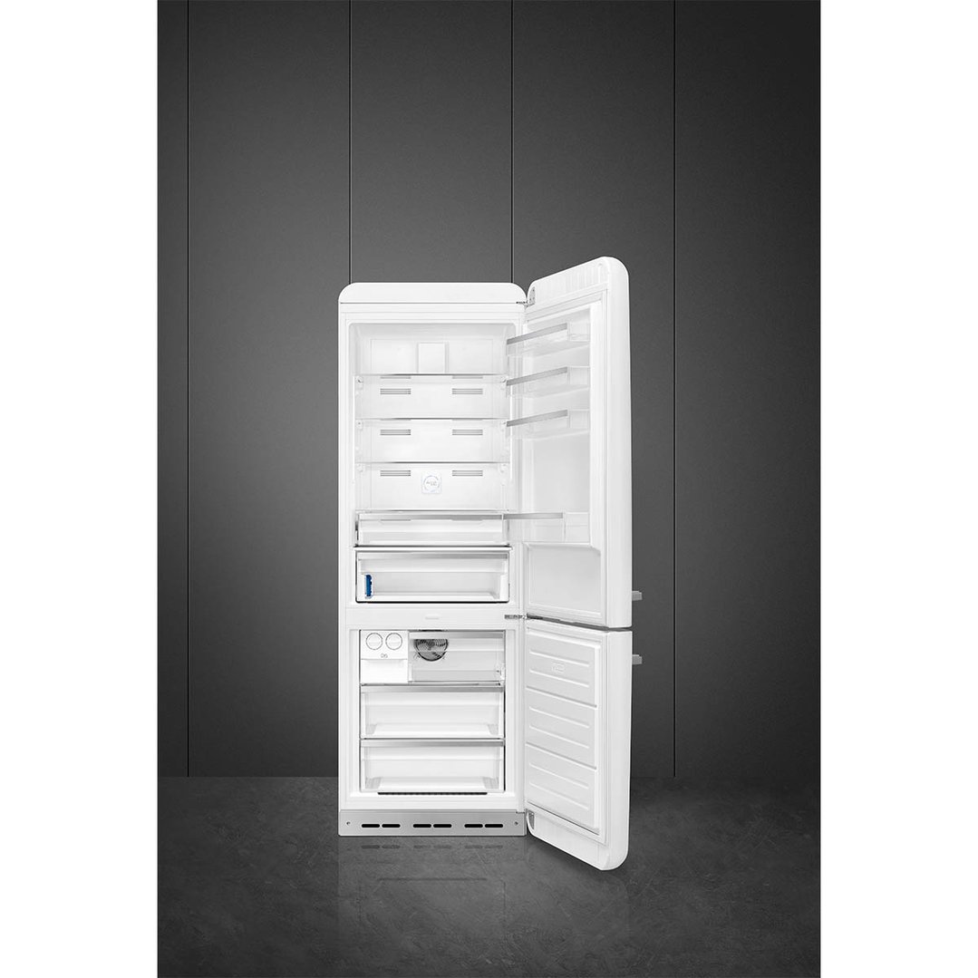Smeg FAB 38 50’S Style Retro Refrigerator, Right Hand - White FAB38RWH5AU