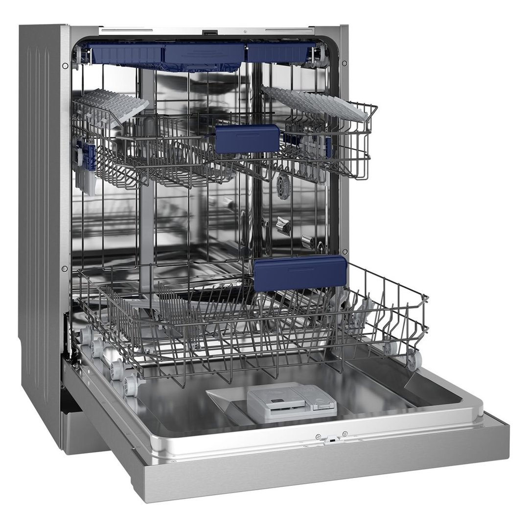Westinghouse 60cm Freestanding Dishwasher, Stainless Steel, with 15 Place Settings WSF6606XB