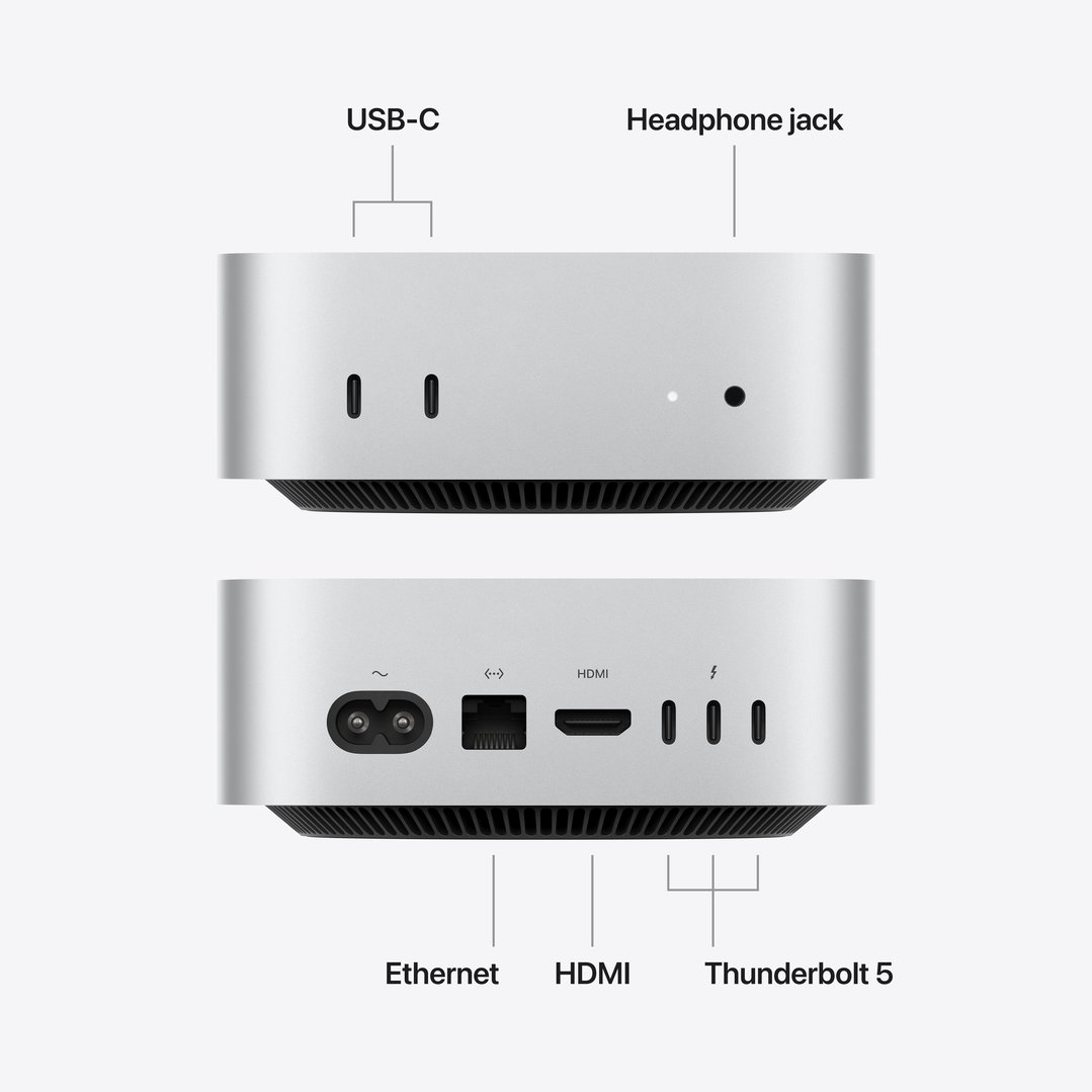 Apple Mac Mini with M5 Pro Chip, 15-core CPU/16-core GPU, 512GB/24GB MHQN4X/A