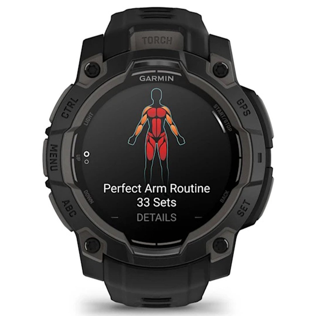 Garmin Instinct 3 - 45 mm, AMOLED Black with Black Band 010-02936-00