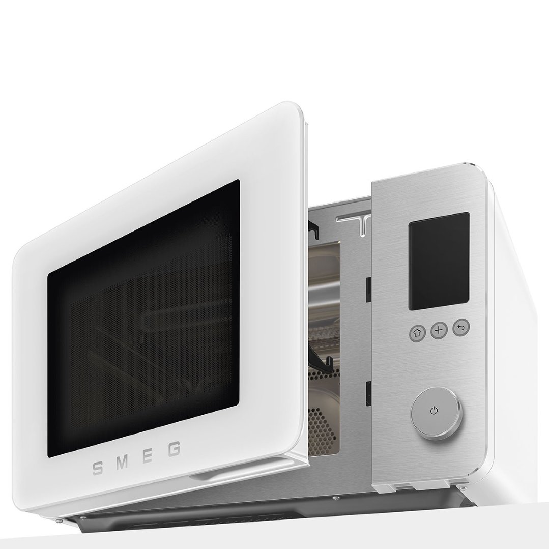 Smeg 27L Combi Microwave Oven - Matte White MOC02WHMAU