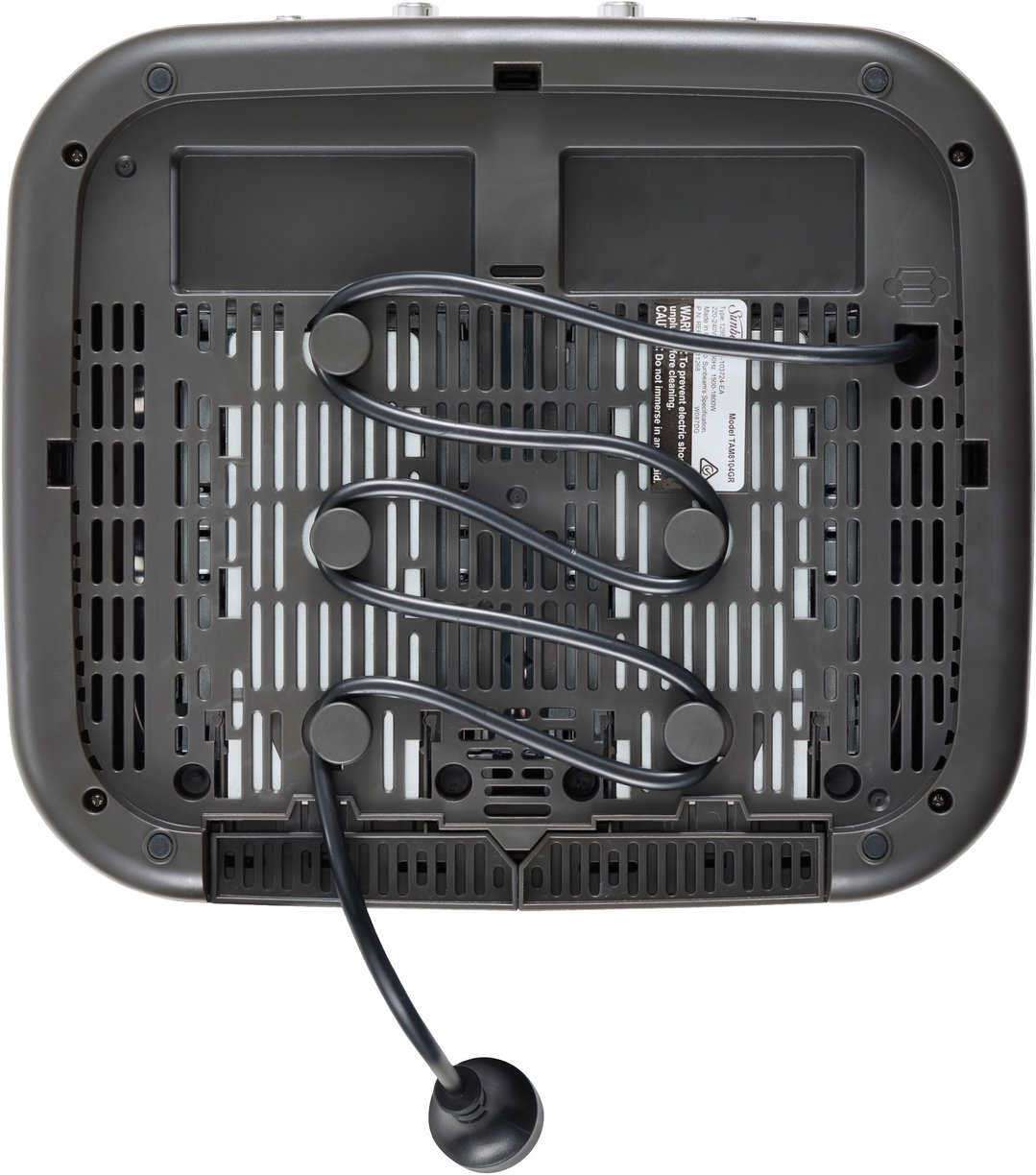 Sunbeam French Riviera Collection 1.7L Kettle and 4-Slice Toaster Breakfast Pack-Up Black Silver PUP8101BK