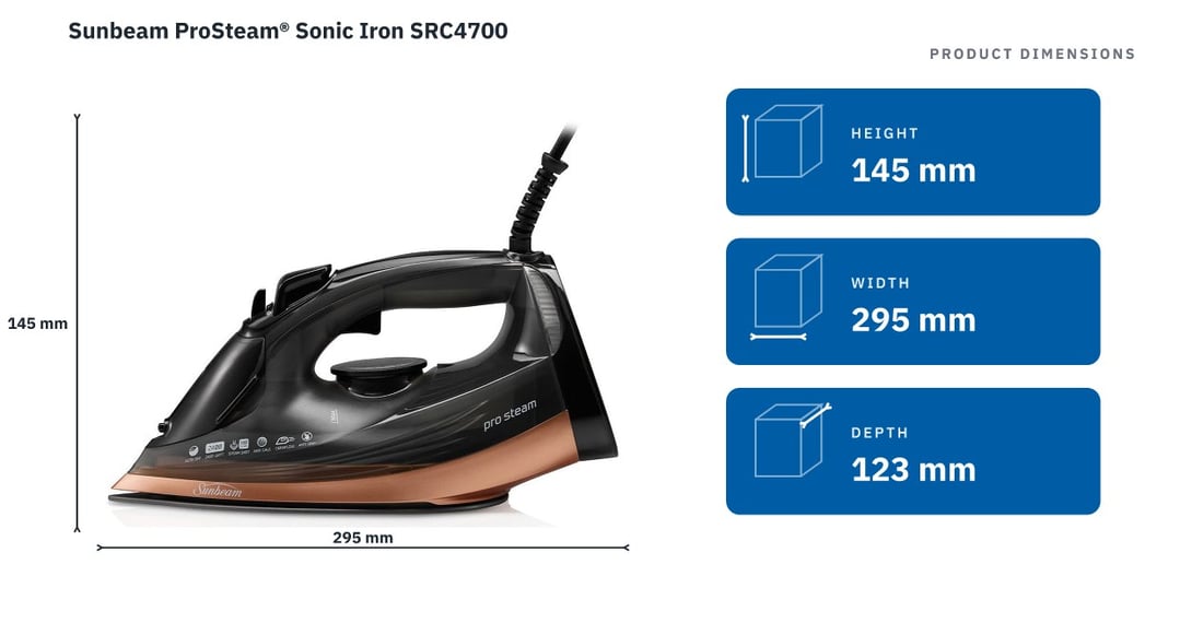 Sunbeam ProSteam® Sonic Iron SRC4700