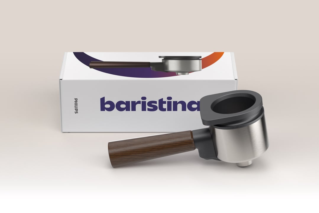 Philips Baristina Portafilter Walnut Wood BAR310/70