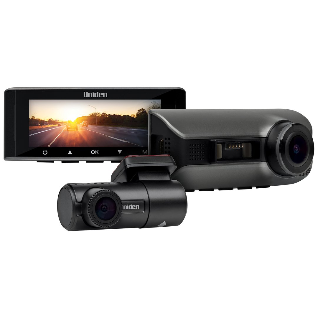 Uniden 4K Smart Dash Cam with FULL HD Rear View Camera and 3.16” Wide Angle LCD IGOCAM90R